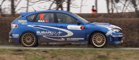 Overordnet set var Max Christensen og Dorthe Ravn godt tilfredse med 2010-forberingerne i deres Subaru Impreza MRX.